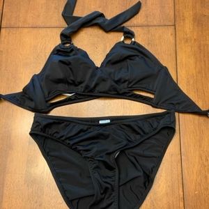 Venus Black Criss Cross Bikini